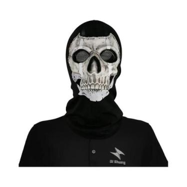 Imagem de Máscara De Caveira Fantasma De Horror Unissex Call of Duty MW2 Acessór