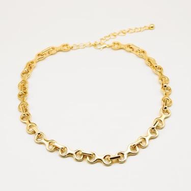 Imagem de Colar de corrente de ouro grosso para mulheres