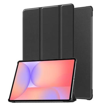 Imagem de SFFINE Capa para tablet Samsung Galaxy Tab S10 Lite / S10 FE / S9 FE de 10,9 polegadas 2025/2023, capa protetora magnética inteligente de couro PU com suporte flip com hibernar/despertar automático