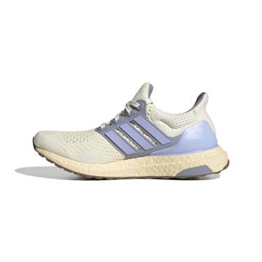 Imagem de adidas Tênis feminino Ultraboost 1.0, Branco/tom violeta/violeta prateado, 35