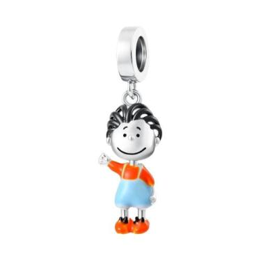 Imagem de Pingente De Charme Snoopy Em Prata S925 Para Meninos E Meninas, DIY Pa