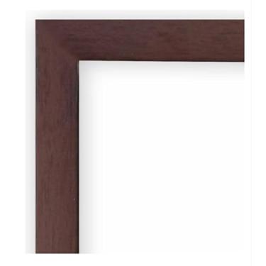 Imagem de Porta retrato para 4 fotos 10x15cm com paspatur e vidro | Porta-Retrato Múltiplo para Parede(Marrom)