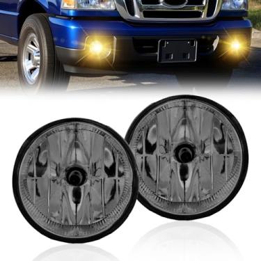 Imagem de Faróis de neblina compatíveis com Ford Expedition 2007-2013 / 2008-2011 Ford Ranger Kits de faróis de neblina dianteiros Luzes de halogênio Lente fumê