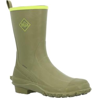 Imagem de MUCK BOOT COMPANY Bota masculina Harvester Capulet verde-oliva/verde-limão, verde-oliva e limão, 39