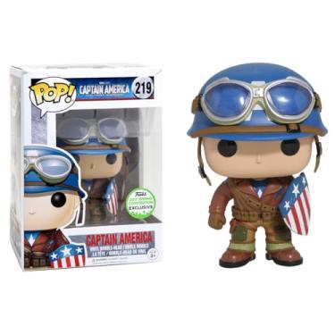 Imagem de Funko Pop! Marvel #219 Captain America: The First Avenger Captain America (2017 Spring Convention Exclusive)