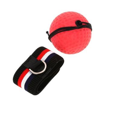 Imagem de Luqeeg Bola de Cabeça de Boxe Ajustável para Treinamento de Velocidade de Soco, Melhora a Velocidade e a Sensibilidade, Adequada para Entusiastas do Boxe, Feita de Material de Qualidade (E305-H04)