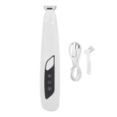 Imagem de HEEPDD Aparador de Patas de Cachorro, Cortador Elétrico Recarregável para Tosa de Animais de Estimação Com Luz LED para Aparar Pelos de Pequenas áreas Em Patas de Cães e Gatos (Branca)