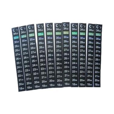 Imagem de Termômetros Adesivos Para Aquário Com Escala Dupla, 5 Peças, 10 Peças,