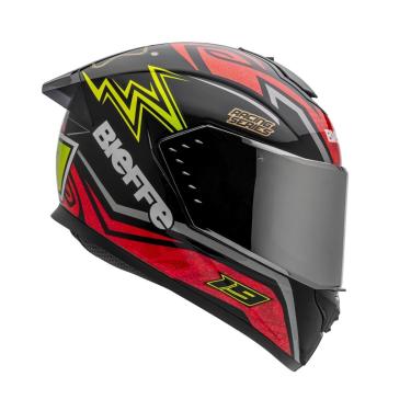 Imagem de Capacete Moto Bieffe B12 QTR Feminino Masculino Aerofólio-Unissex