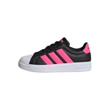 Imagem de adidas Tênis infantil unissex Streetalk, Preto/rosa lúcido/branco, 16