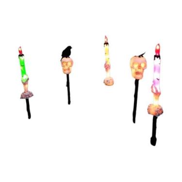 Imagem de Luzes De Abóbora Solar Para Halloween, Lâmpada À Prova d'Água Para Jar