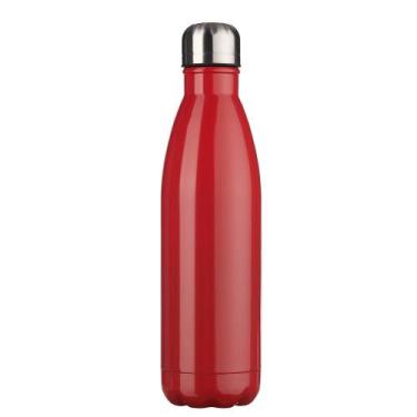 Imagem de Garrafa Squeeze de Inox 750ml Academia - Bottle Fit, Vermelho