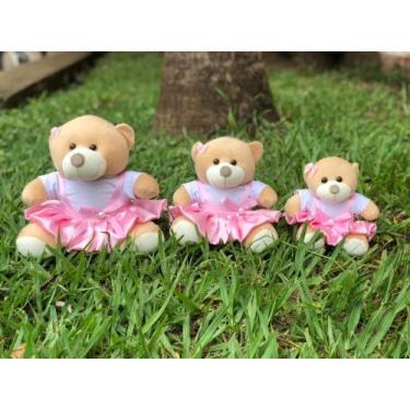Imagem de Trio De Ursinhos Para Nichos 15cm 20cm 25cm Coroa - Princesa Rei- Avia