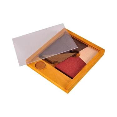 Imagem de Quebra-Cabeças De Madeira Tangram Para Adultos E Crianças, Clássico, D