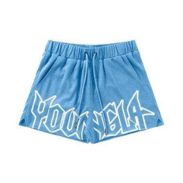 Imagem de Bermudas Esportivas Masculinas Estilo Americano Para Corrida Ao Ar Liv