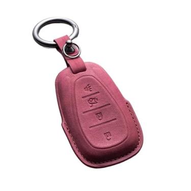 Imagem de Capa de couro para chave de carro com 4/5 botões compatível com Chevrolet Camaro Cruze Malibu 2016 2017 2018 2019 2020 Spark Sonic Onix Equinox(B3)