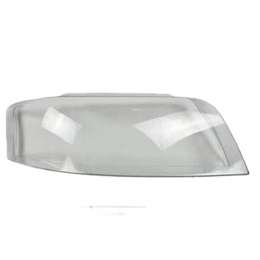 Imagem de Compatível com audi a6 c5 2003 2004 2005 frente farol capa transparente lente escudo substituir abajur(Right Side)