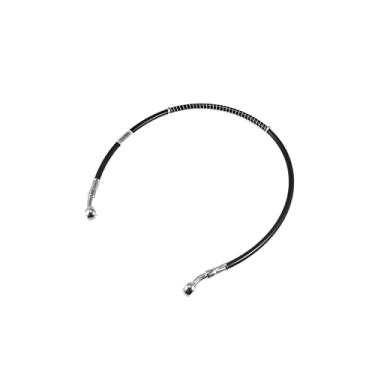 Imagem de Linha de freio de motocicleta 10 mm ID linha de freio hidráulico de motocicleta tubo de mangueira de óleo aço inoxidável cabo trançado preto 60 cm/90 cm/130 cm 1,4 m-1,9 m linha de mangueira de óleo