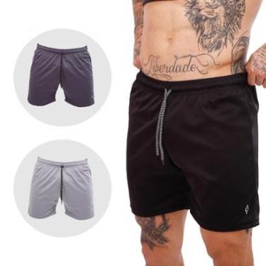 Imagem de Kit 3 Calção Masculino Dry Futebol Academia Caminhada Com Bolso-Masculino