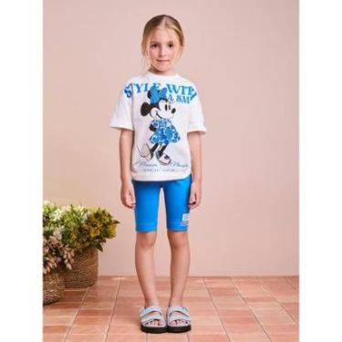 Imagem de Conjunto Blusa e Legging Minnie Corações Strass Animê-Feminino