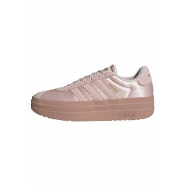 Imagem de adidas Tênis feminino Vl Court Bold, Quartzo maravilha/quartzo maravilha/goma rosa, 38