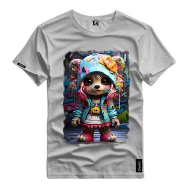 Imagem de Camiseta Unissex Personalizada Personagens Colorido Cores Viva Estampa