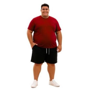 Imagem de Bermuda Tactel Reforçada Plus Size Com Elástico e Bolsos-Masculino
