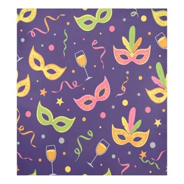 Imagem de Blueangle Máscara de carnaval para máquina de lavar louça, capa frontal para lava-louças, adesivos de eletrodomésticos, adesivos de eletrodomésticos, adesivo magnético decorativo de 58,4 cm C x 66 cm