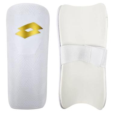 Imagem de Caneleira Lotto Branco Adulto Futebol Original Resistente (Branco)