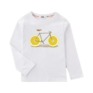 Imagem de Camiseta De Manga Longa Para Crianças Com Estampa De Frutas, Tops De A