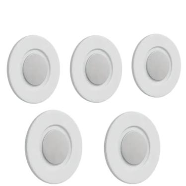 Imagem de 5UN Suporte de Parede para Controle Remoto Magnético com Autoadesivo Organizador Fino Invisível Armazenamento em Casa e Escritório Tecnologia Magnétic