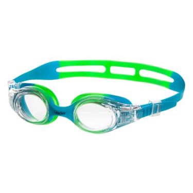 Imagem de Leader Joy Óculos de Natação Infantil, Azul/Verde, Lentes com Proteção UV e Antiembaçante, Design Ergonômico