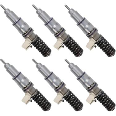 Imagem de Injetor de combustível diesel 20547350 EX631016 6 peças para motor Volvo D12 D12C D12D 12.1L FH12 VNL VHD VN VNM caminhões médios pesados