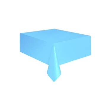 Imagem de Toalha De Plástico Para Mesa Colorida 137x177cm Silver Festa (Azul Bebê)