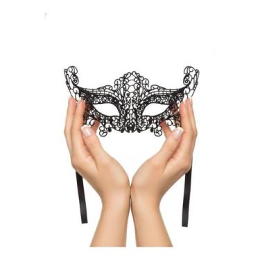 Imagem de Máscaras Feminina de Renda Preta Veneziana para Baile - Lovely Vibe, G