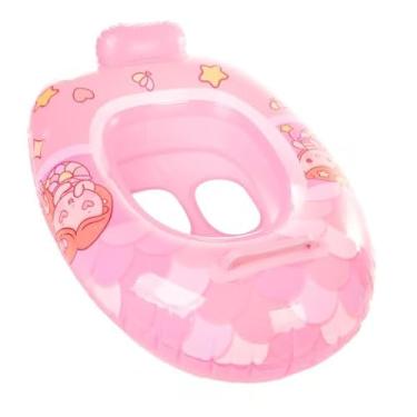 Imagem de Boia Flutuante Estilo Fralda Infantil Bebe Criança Inflavel Piscina Mar (Azul)