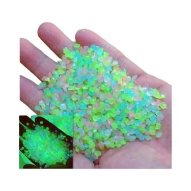 Imagem de Areia Luminosa Que Brilha No Escuro 1000pcs, Pedras De 3-5mm Para Deco