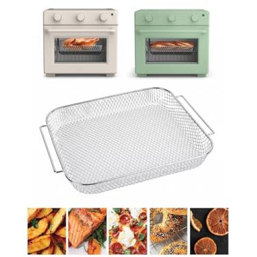 Imagem de Cestas de malha Air Fry compatíveis com forno de torradeira Bella Air Fry, 1 pacote com acessórios de substituição de bandeja de aço inoxidável de grau alimentício, pode ser lavado na lava-louças
