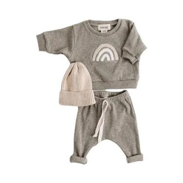 Imagem de Conjunto De Roupas De Algodão Para Bebê Menino E Menina, Camisetas De 