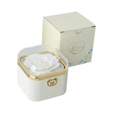 Imagem de Caixa De Joias Com Botão Em Forma De Urso Com Aroma De Rosa, Presente 