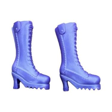 Imagem de Botas De Inverno De Salto Alto De 30cm Para Bonecas De Escala 1/6, Ace