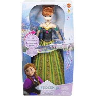 Imagem de Boneca Frozen ANNA Cançoes Magicas Mattel JDX45