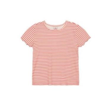 Imagem de Blusa infantil menina em ribana listrada Brandili-Feminino