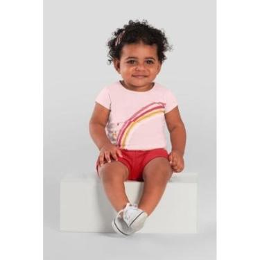 Imagem de Conjunto infantil menina de coelhinho com glitter Brandili-Feminino