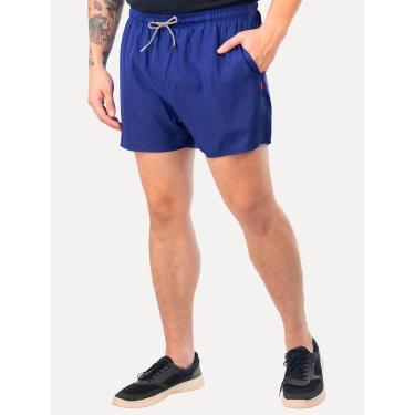 Imagem de Short Reserva Masculino D'Água Beachwear Liso Basico Lateral Azul Royal-Masculino