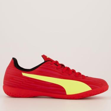 Imagem de Chuteira Puma Rapido III IT BDP Futsal Vermelha-Masculino