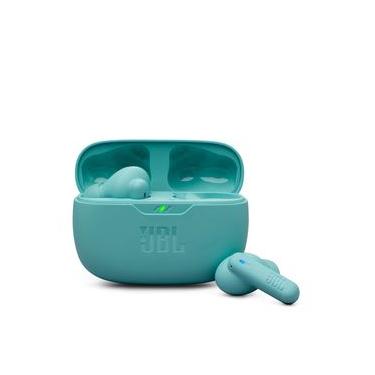 Imagem de Fone de Ouvido JBL Wave Beam Buds 2 Pure Bass Bluetooth com Cancelamento de Ruído e Smart Ambient - Azul