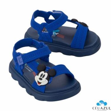 Imagem de Sandália Papete Infantil Baby Masculino Disney Mickey Mouse Conforto, 