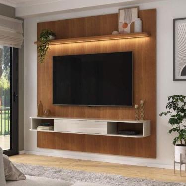 Imagem de Painel Tv 75 Belluno Cinamomo/off White - ARTELY