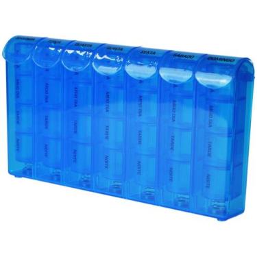 Imagem de Porta Comprimidos Azul Semanal - Incoterm